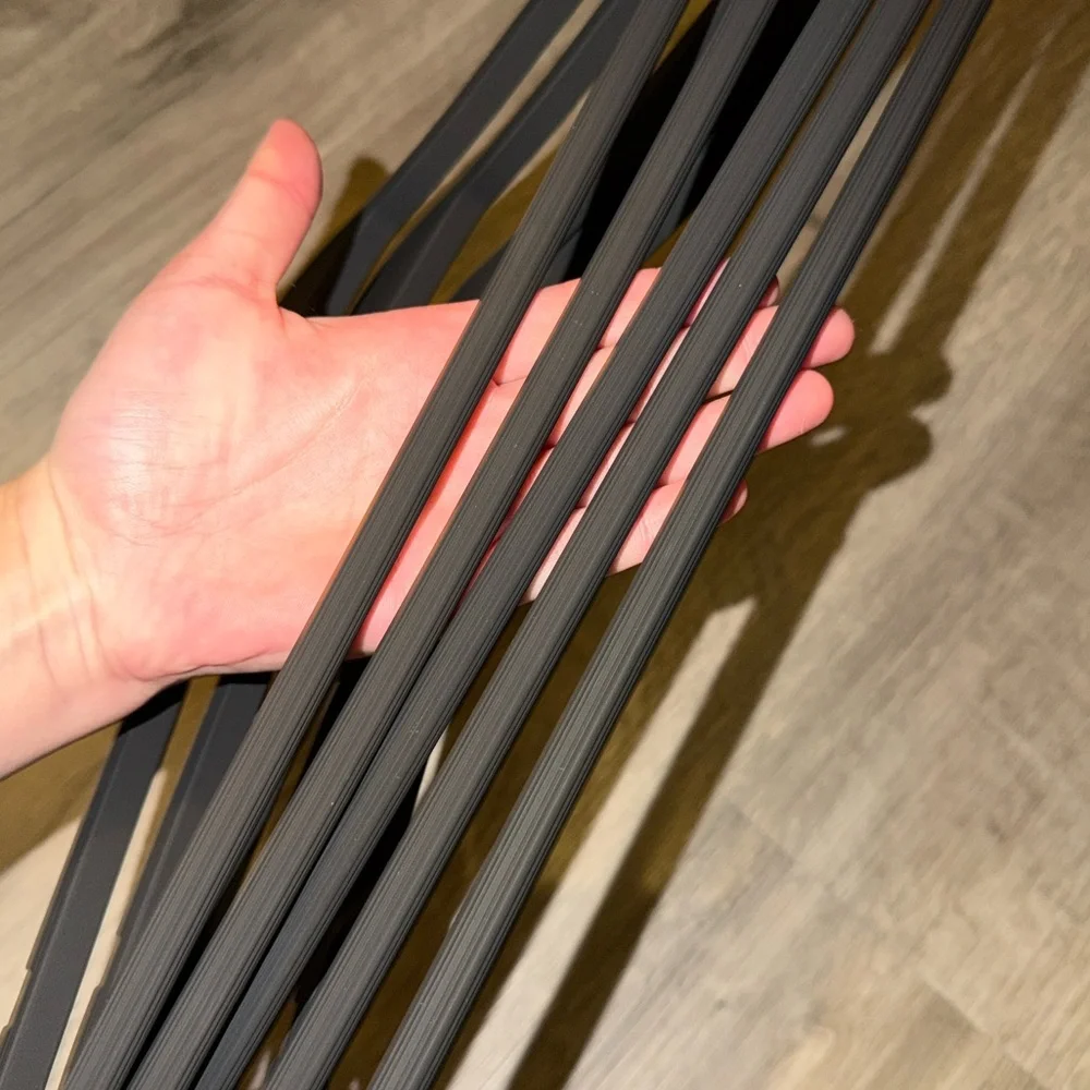 Set of Black Clothes Hangers
